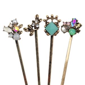 10Pcs Hair Clips Retro Hair Pins for Women Hairpins for Women Ladies and Girls Headwear Styling Tools Hair Accessories (10 Count (Pack of 1))